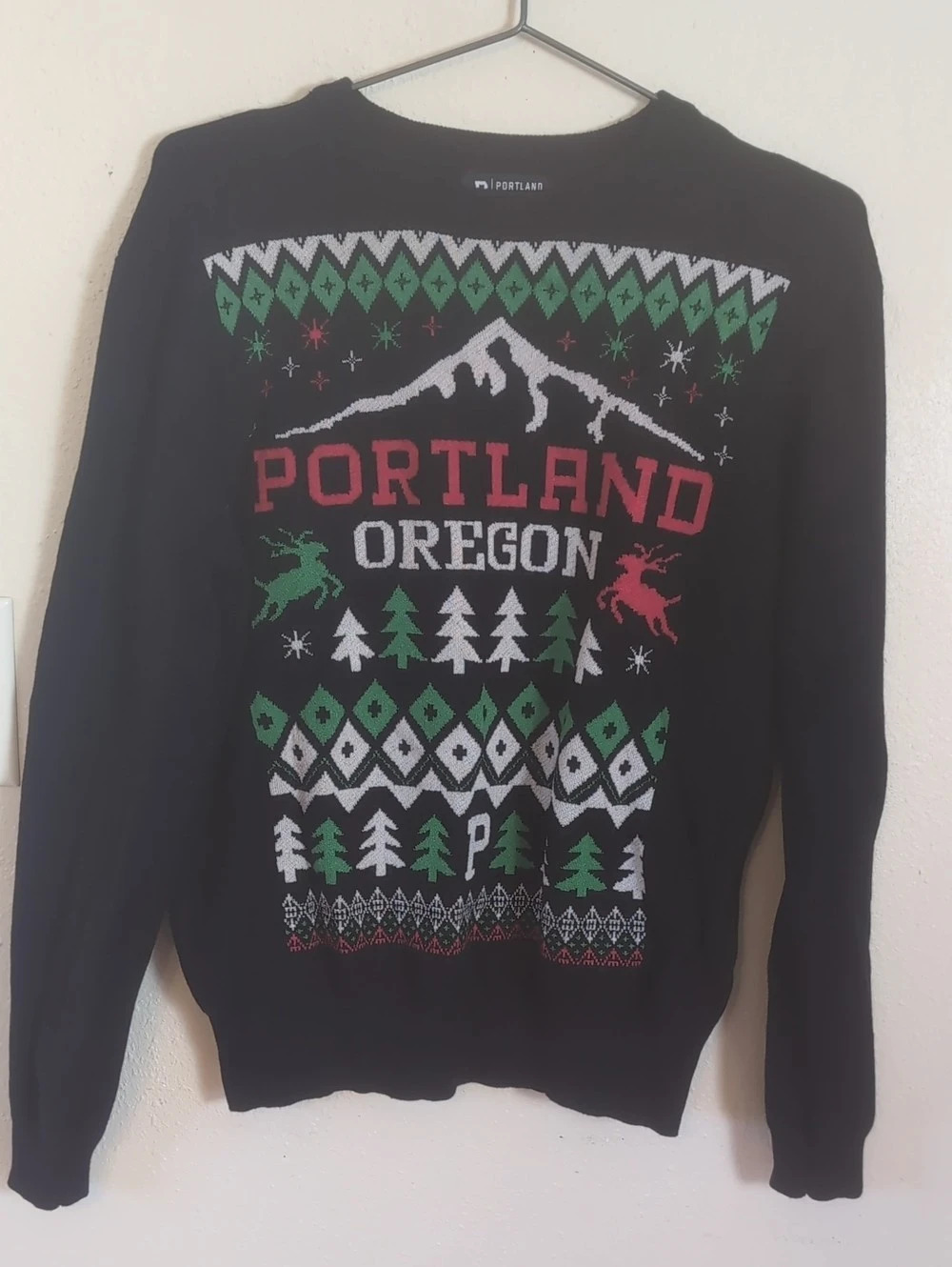 Portland Gear Geometric Portland Oregon Sweater XS